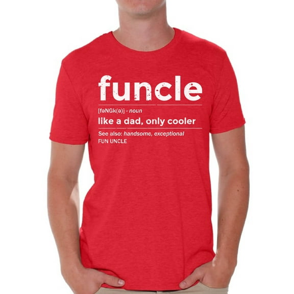 Christmas Gifts for Uncle - Funcle Shirt - Uncle Birthday Gifts Men's T-Shirt - Father's Day Tee for Him New Year Xmas 2020 Shirts