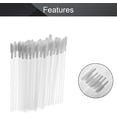 thumbnail image 2 of Makeup Disposable Lip Plastic Cement Brush Wands Applicator Lip Gloss Tools Lipstick Applicator Wands 200pcs, 2 of 5