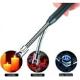 thumbnail image 3 of Vidisan Rechargeable Candle Lighter and Wick Trimmer,Candle Accessory Set,Candle Wick Clipper Wick Cutter Scissor,Electric Rechargeable Arc Lighter Display USB Lighter-Black, 3 of 7