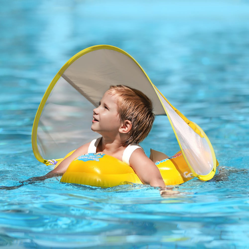 Baby Swimming Neck Ring Inflatable Summer Water Bathing Floating Circle 