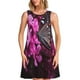 thumbnail image 1 of Fotbe Pink Blossoms Butterfly Vestido de Verano sin Mangas para Mujer – Vestido Midi Línea A, Estilo Camiseta Floral, Vestido Playero Casual y Fluido, 1 of 7