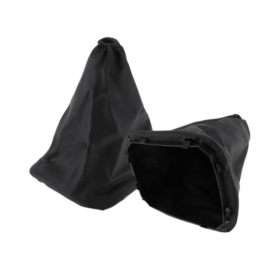 Unique Bargains Gear Shift Stick Gaiter for Toyota Corolla 2007-2013 Gear Stick Knob Cover Boot Shift Cover Faux Leather Black