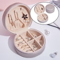 thumbnail image 4 of Organizador de joyero redondo Hugo Dorado champagne cajas de joyas, 4 of 9