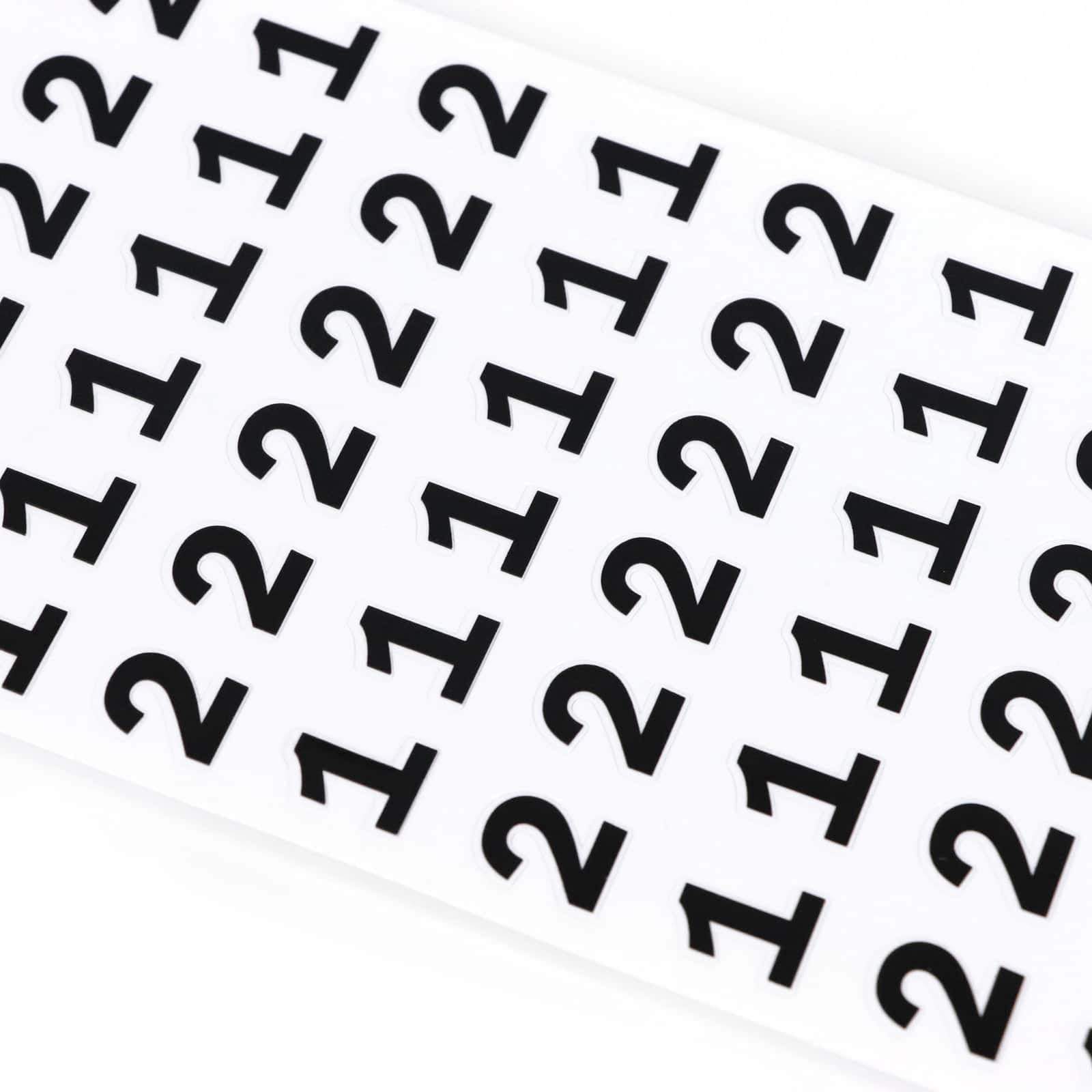 Recollections Black Number Stickers, 12 Pack