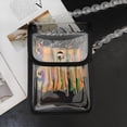 thumbnail image 1 of Bolsa de tijeras transparente, cinturón de acrílico, riñonera de estilista, bolsa colgante para cortar el cabello, kit, 1 of 6