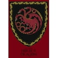 thumbnail image 2 of Men's Game of Thrones: House of the Dragon Targaryen Crest  Graphic Tee Cardinal Small, 2 of 5
