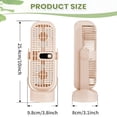 thumbnail image 5 of FENGGHAO Small Desk Fan Personal Rechargeable USB 360 Rotating 5 Speed LED Display Portable Fan Green, 5 of 7