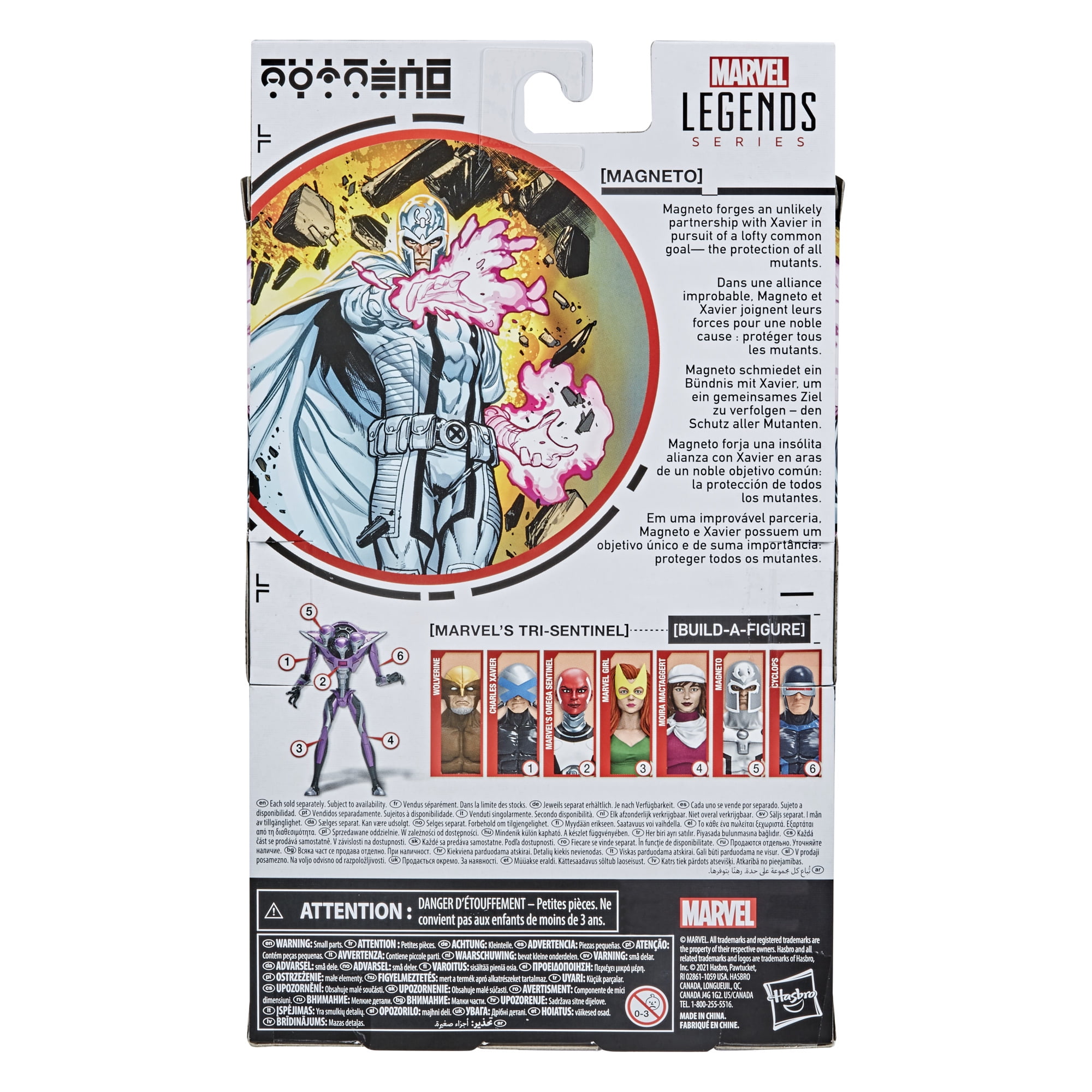 Hasbro Marvel Legends Series Magneto 6-Inch-Scale Action Figure, 2 Accessories