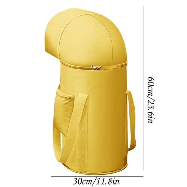 Bolsa plegable portátil para baño de pies en el dormitorio, ideal para el hogar, con cubo de altura extra para la pantorrilla y lavabo aislante.