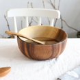 thumbnail image 5 of Good Grade Eco-Friendly Polishing Salad Bowl Japanese Practical Wooden Soup Bowl Kitchen Supplies, 5 of 5