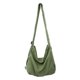 thumbnail image 1 of 1 bolso de lona verde para mujeres y hombres, bolso bandolera, bolso de mano Han, 1 of 4