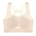 thumbnail image 4 of Training Bras For Girls 9-11 Lightly Padded Teen Camisole Undershirts Bra Bralette Seamless Sports Bra Crop Top #Grey 11-14 Years, 4 of 4