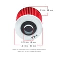 thumbnail image 4 of Motorcycle Oil Filter For YAMAHA XT250 XT400 XT500 XT600 For TENERE XT600E XT600Z XT660R XT660X XTZ660 XTZ750 YFM700R For RAPTOR, 4 of 4