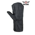 thumbnail image 3 of Dream Apparel Leather Gauntlet Gloves Motorcycle Winter Hand Gloves with Raincover Zipper Pocket, 3 of 4