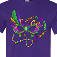 thumbnail image 4 of Inktastic Laissez Les Bon Temps Rouler Mardi Gras Mask T-Shirt, 4 of 5
