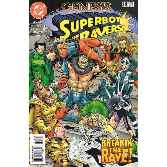 Superboy And the Ravers #14 VF ; DC Comic Book