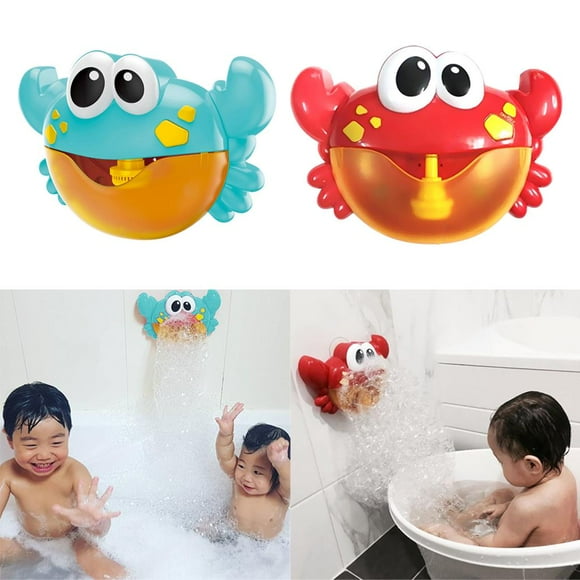 Juguete de Cangrejo Soplador Musical de Burbujas Automática de 2 Piezas Perfecl