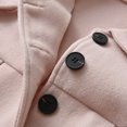 thumbnail image 6 of Toddler Girls Winter Long Sleeve Warm Woollen Coat Jacket Solid Color Bow Tie for Baby Clothes Girls Fall Outfits, 6 of 6