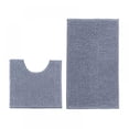 thumbnail image 3 of Leonard Bathroom Rugs, Luxury Chenille 2-Piece Bath Mat Set, Soft Plush Anti-Slip Bath Rugs + U Shape Contoured Gray Bathroom Rugs, Microfiber Shaggy Carpet, Super Absorbent (20"x32"+20"x20"U Shape), 3 of 10