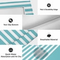 thumbnail image 6 of Blue Anchor Outdoor Rug for Patio/Deck/Porch, Non-Slip Large Area Rug 6 x 9 Ft, Modern Nautical White Geometric Stripes Indoor Outdoor Rugs Washable Area Rugs, Reversible Camping Rug Carpet Runner, 6 of 8