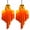 Orange-2PCS, variant on Halloween Light-Up Hanging Ghost Decorations, 20" Hanging Ghosts Light Up Decor Warm LED Ghost Light Bedroom Wall Indoor Outdoor Fall Party Garden Patio Front Porch Yard Halloween Ghost Decor Gifts