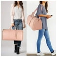 thumbnail image 2 of Large Capacity Travel Duffle Bag Women's Handbag Folding Suit Bag Waterproof Clothes Totes, 2 of 6