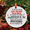 thumbnail image 2 of 4th Grade Teacher Christmas Ornament, Xmas Hanging Ornament, Mother’S Day Ornament, Valentine Ornament Gift, Celebration Hanging Decor, Keepsake 2025, 2 of 5