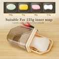 thumbnail image 4 of DODAMOUR Travel Soap Case 2 Pack, Plastic Travel Soap Holder with Drain, Portable Bar Soap Box Travel Container for Traveling Home Camping Gym Dormitory (Clear Gray), 4 of 6