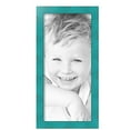 thumbnail image 2 of ArtToFrames 10" x 22" Turquoise Picture Frame, 10x22 inch Blue Wood Poster Frame (WOM-4588), 3 Pack, 2 of 7