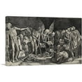 thumbnail image 1 of ARTCANVAS The Skeletons Canvas Art Print by Rosso Fiorentino - Size: 26" x 18" (0.75" Deep), 1 of 9