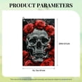 thumbnail image 6 of ONETECH Skull Crown Roses Golf Towel - Christmas Great Gift Idea 1PC, 6 of 7