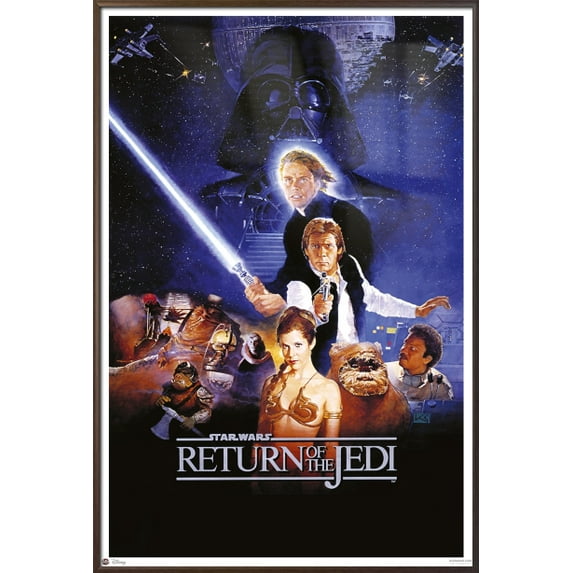 Star Wars: Episode VI - Return Of The Jedi - Framed Movie Poster / Print (Regular Style - No Cast Credits) (Size: 24" x 36")