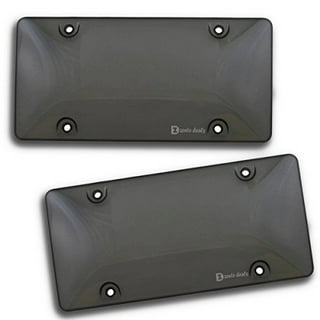 Auto Drive Universal Unbreakable Clear Dome License Plate Cover - Each