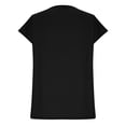 thumbnail image 7 of Tops for Women Trendy Summer V Neck Shirts Fashion Casual Cap Sleeve T-Shirt Solid Regular Fit Soft T Shirts 2026 Trendy, 7 of 7