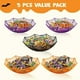 thumbnail image 4 of 5-Pack Halloween Spider Web Bowls - Plastic Basket Halloween Candy Bowls for Trick or Treat, 4 of 5