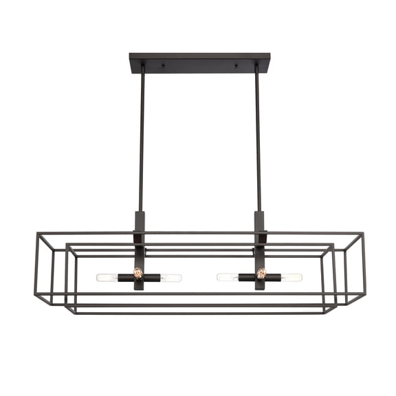 Elk Home 38-Inch Wide Kinsley Chandelier, Modern, Oil Rubbed Bronze