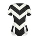 thumbnail image 4 of Camiseta de Cuello Redondo de Manga Corta Impresa Por el Amante de las Mujeres, Estiramiento 95% Poliéster 5% Blusa Casual de Spandex para Uso Diario Y Casero, 4 of 7