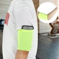 thumbnail image 3 of Arm Band, Band Highly Elastic Large Capacity Arm Bag, Fitness For Running Fluorescent Yellow, 3 of 8