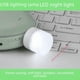 thumbnail image 5 of Lámpara USB portátil Luz de noche USB Luz de noche LED Luz de noche USB redonda Luz de noche portátil MINI Luz de noche, 5 of 5