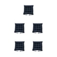thumbnail image 3 of Cojín de asiento Transpirable Cuadrado Toystoory Reemplazo Verano Color sólido Hogar Sillón Sofá Estera Accesorios Azul oscuro, 3 of 6