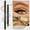 B, variant on Eyebrow Pencil Double Ended Waterproof Long Lasting Non Smudge Brow Pencil with Precision Tip and Brush for Defined Natural Looking Brows, Fade Resistant Formula