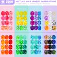 thumbnail image 3 of Kit Gionlion de 3550 cuentas tipo pony para hacer pulseras, 3 of 9