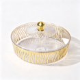 thumbnail image 2 of Clear Candy Bowl with Secure Lid, Large Transparent Fruit Serving Bowl, Food Grade Storage Container for Snacks, Cookie, Coffee Table Home Decor, 2 of 6