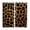 Brown, variant on Leopard Kitchen Curtains 84 Inch Length, Brown Vintage Leopard Print Grommet Top Bedroom Living Room Curtains, Light Filtering Cafe Curtain Drapes 2 Panels Set 84''x84''
