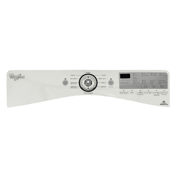 Pre-Owned Dryer W10783681 Genuine Control Panel