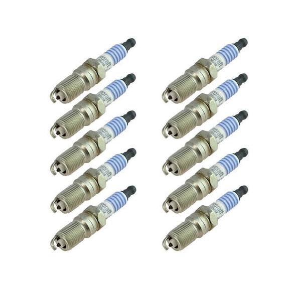 Spark Plug Set 10 Piece - Compatible with 1999 - 2004 Ford F-450 Super Duty 6.8L V10 2000 2001 2002 2003