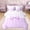 Purple, variant on Erosebridal Bowknot Polka Dot Bedding Comforter Set, White Black Love Heart Queen Bedding Sets for Girls Kids Teens, Polka Dot Reversible, 7pcs
