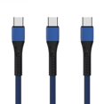 TRAHOO(3 Pack) USB C Cable, USB A to USB C Data Transfer Cord 3.1A