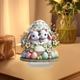 thumbnail image 5 of Decoration Spring Centerpiecesbunny Decorationtable Centerpiece Tiered Tray Decor, 5 of 5