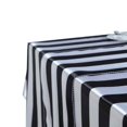 thumbnail image 5 of BalsaCircle 12 x 108 in Black White Stripes Satin Table Top Runner, 5 of 7